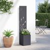 vidaXL Garden Privacy Screen Anthracite 32 x 150 cm Cold-rolled steel