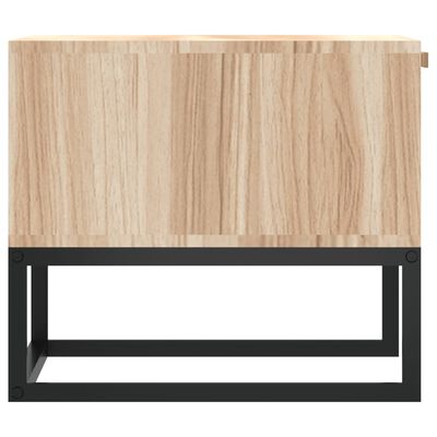 vidaXL Coffee Table 80x40x35 cm Engineered Wood and Iron