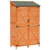 vidaXL Garden Shed Brown 106 x 56 x 176.5 cm Solid Fir Wood