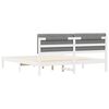 vidaXL Bed Frame with Upholstered Headboard Light Grey 180 x 200 cm