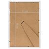 vidaXL Photo Frames Collage 5 pcs for Table White 13x18 cm MDF