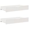vidaXL Daybed with Drawers without Mattress White 90x200 cm Solid Wood