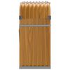vidaXL Log Holder Wood Look 120x45x100 cm Galvanised Steel