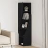 vidaXL Corner Cabinet Black 32x32x140cm Engineered Wood