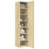 vidaXL Highboard Sonoma Oak 40x42.5x185 cm Engineered Wood