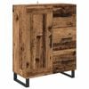 vidaXL Highboard with Drawer 2 pcs Old Wood Engineered Wood