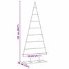 vidaXL Metal Christmas Tree for Decoration Black 125 cm