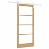 vidaXL Sliding Door ORKDAL Natural 93 x 202 cm