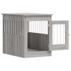 vidaXL Dog Crate Furniture Grey Sonoma 55x80x68 cm Engineered Wood