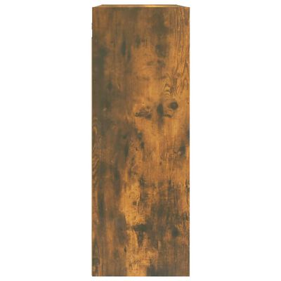 vidaXL Hanging Wall Cabinet Smoked Oak 69.5x32.5x90 cm