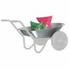 vidaXL Wheelbarrow Tray Replacement Silver 90 x 63 x 28 cm Steel