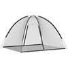 vidaXL Mosquito Net Mongolia with Doors 220 Mesh&nbsp;Black&nbsp;200x180x135 cm