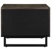 vidaXL Coffee Table Black 80x50x40 cm Solid Wood Mango