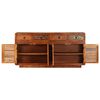 vidaXL Sideboard Solid Recalimed Wood 150x35x75 cm