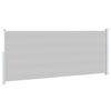 vidaXL Patio Retractable Side Awning 200x500 cm Grey