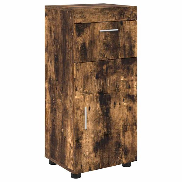 vidaXL Bathroom Cabinet Set TULUM Smoked Oak 37 x 31.5 x 82 cm