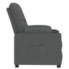 vidaXL Recliner Chair Dark Grey Fabric