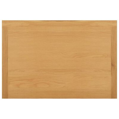vidaXL Wardrobe 76x52x105 cm Solid Oak Wood