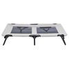TRIXIE Dog Lounger 99x19x60 cm Grey and Black