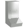 vidaXL Pig Feeder Silver 55 x 38 x 76 cm 20 kg Galvanised Steel