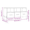 vidaXL TV Cabinet White 102x36x50 cm Engineered Wood