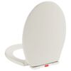 vidaXL Soft-Close Toilet Seat Quick Release Light Grey Oval