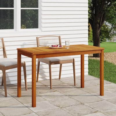 vidaXL Garden Table 110x55x67 cm Solid Wood Acacia
