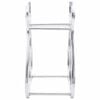 vidaXL Wine Rack Silver 32 x 14 x 37.5 cm Aluminium