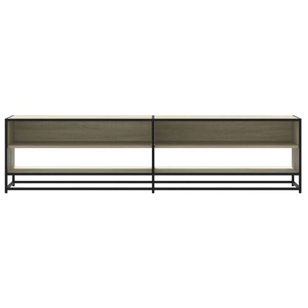vidaXL TV Cabinet Sonoma Oak 180x40x46 cm Engineered Wood