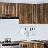 vidaXL Kitchen Wall Cabinet Lucca Smoked Oak Engineered Wood