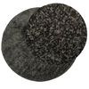 vidaXL Rug ISTAN High Pile Shiny Look Anthracite &Oslash; 200 cm