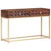 vidaXL Console Table 122x36x75 cm Solid Mango Wood
