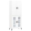 vidaXL Highboard White 69.5x34x180 cm Engineered Wood