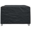 vidaXL Furniture Cover Plain Black 240 x 180 x 100 cm 210D