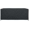 vidaXL Furniture Cover Plain Black 270 x 180 x 90 cm 600D