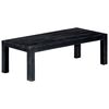 vidaXL Coffee Table Black 110x50x35 cm Solid Mango Wood