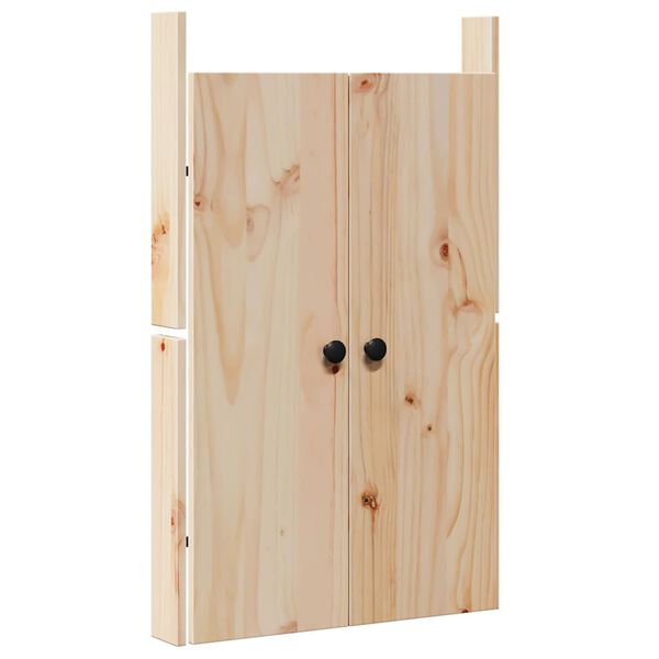 vidaXL Kitchen Door Brown Oak 50 x 9 x 82 cm Solid Pine wood