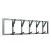 LABEL51 Coat Rack Frame 80x9x22 cm L Grey