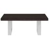 vidaXL Basin Shelf Wall Mounted Steel and Solid Wood Oak