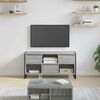 vidaXL TV Cabinet Grey Sonoma 100 x 36 x 49.5 cm Engineered Wood
