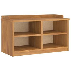 vidaXL Hallway Bench SANDNES 87x40x50 cm Solid Wood Pine
