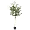 vidaXL Artificial Olive Tree 700 Leaves 165 cm Green