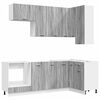 vidaXL Kitchen Unit LYON 8 pcs Grey Sonoma Engineered Wood