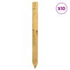 vidaXL Fence Posts 10 pcs Green 100 cm Solid Pine Wood