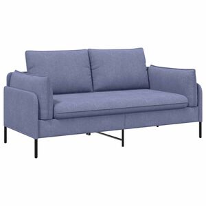 vidaXL 2-Seater Sofa Jeans Blue 188 x 81 x 89 cm Fabric