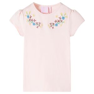vidaXL Kids' T-shirt Soft Pink 116