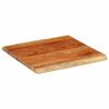 vidaXL Table Top 80x80x3.8 cm Rectangular Solid Wood Acacia Live Edge