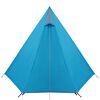 vidaXL Camping Tent 3-Person Blue Waterproof