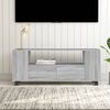 vidaXL TV Cabinet Grey Sonoma 120x35x48 cm Engineered Wood