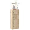 vidaXL Bookcase Sonoma Oak 40x24x102 cm Engineered Wood